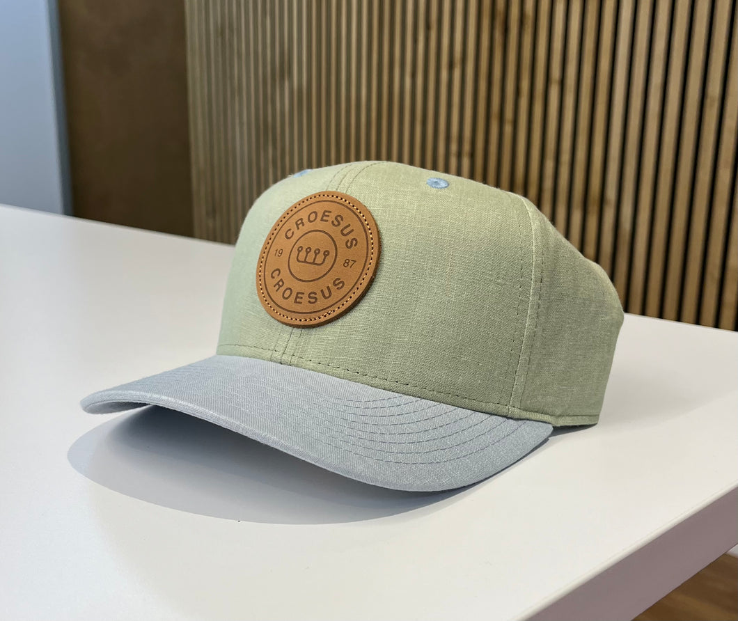 Casquette Croesus 1987 (gris pâle, olive)